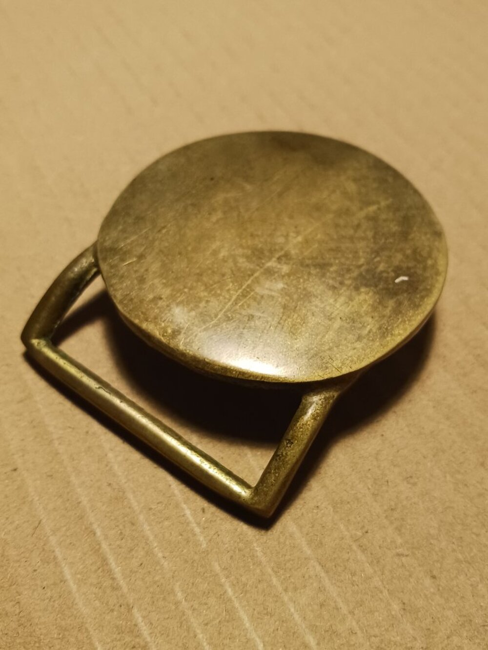 Barons Los Angeles brass belt buckle